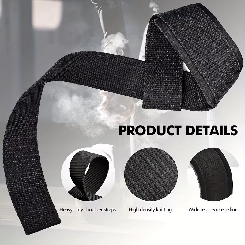 Crossfit Training Gear - 1 ペアの滑り止めストラップジムダンベルワークアウトウェイトリフティングストラップクロスフィットフィットネス機器リストラップリフトエクササイズトレーニング