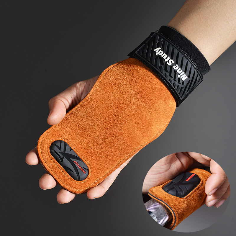 Crossfit Training Gear - 滑り止めの耐摩耗性フィットネスグローブ、ウェイトリフティング、プルアップ、クロスフィット、トレーニング機器、手のひら保護、ジムグローブ