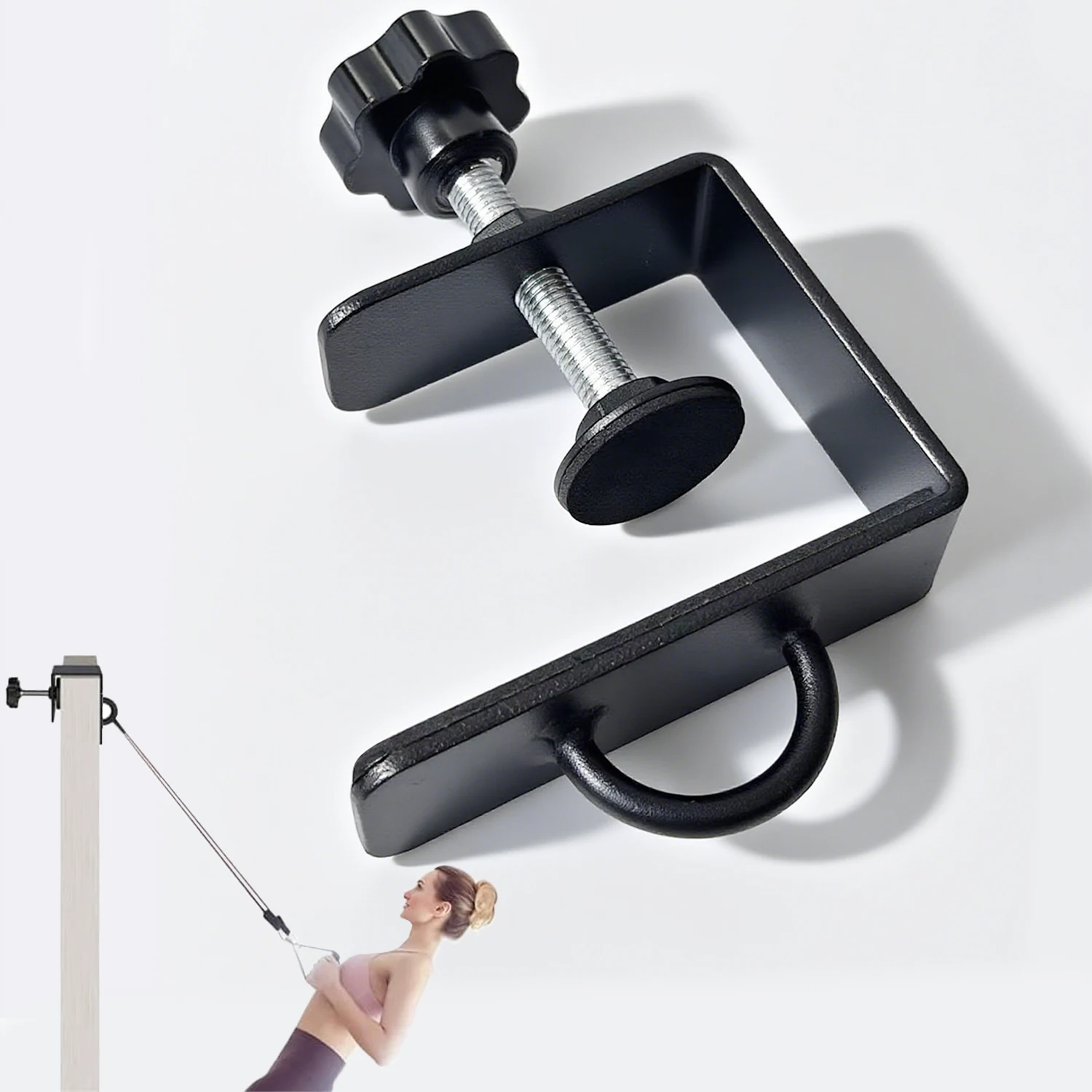Battle Rope Anchor - 抵抗バンド用ドアアンカー、ヨガドアマウント、フィットネスワークアウト用ヘビーデューティージムアクセサリー（ボディウェイトストラップ用）