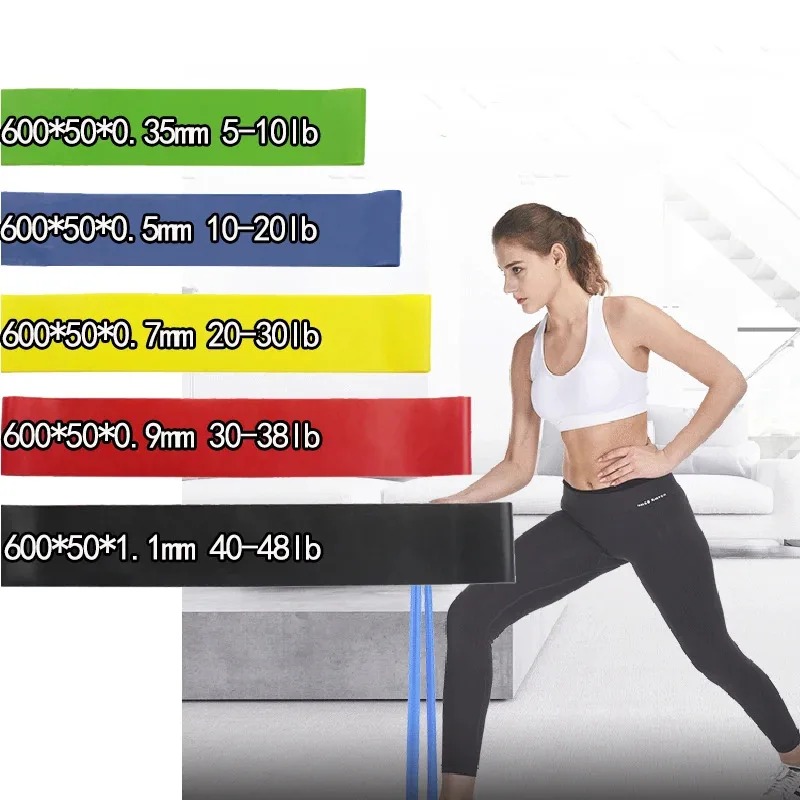 トレーニングフィットネスゴム抵抗バンドヨガホームジム弾性ゴム - Crossfit Training Gear のレビューと価格