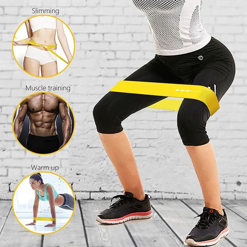 トレーニングフィットネスゴム抵抗バンドヨガホームジム弾性ゴム - Crossfit Training Gear のレビューと価格