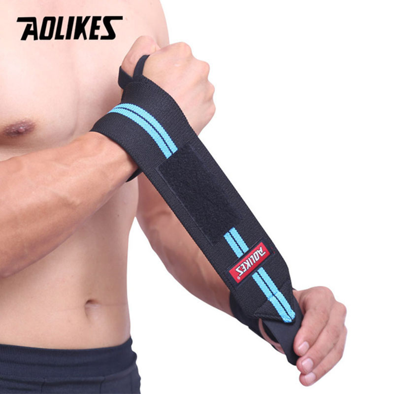AOLIKES 1 ペアリストバンド手首サポート重量挙げジム - Crossfit Training Gear のレビューと価格