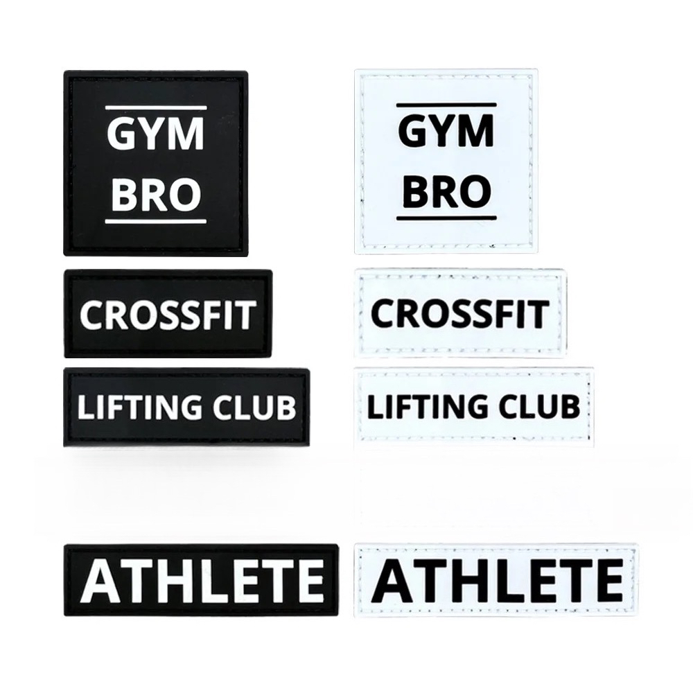 フィットネスアスリートパッチバッジ PVC ソフトラバー C - Crossfit Training Gear のレビューと価格