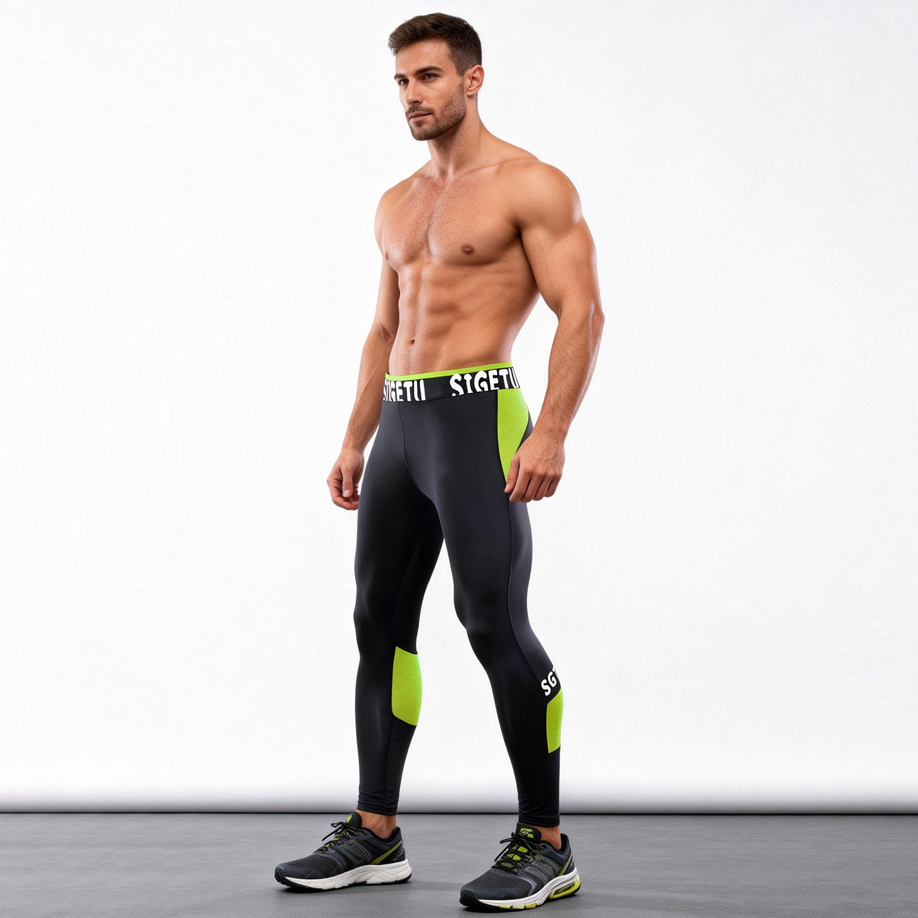 プロ仕様 ナイロン スパンデックス メンズ コンプレッション - Crossfit Runners のレビューと価格