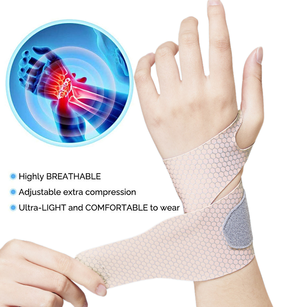 スポーツリストラップ包帯フィットネスリストバンド夏用薄型通気 - Wrist Wrap Support のレビューと価格