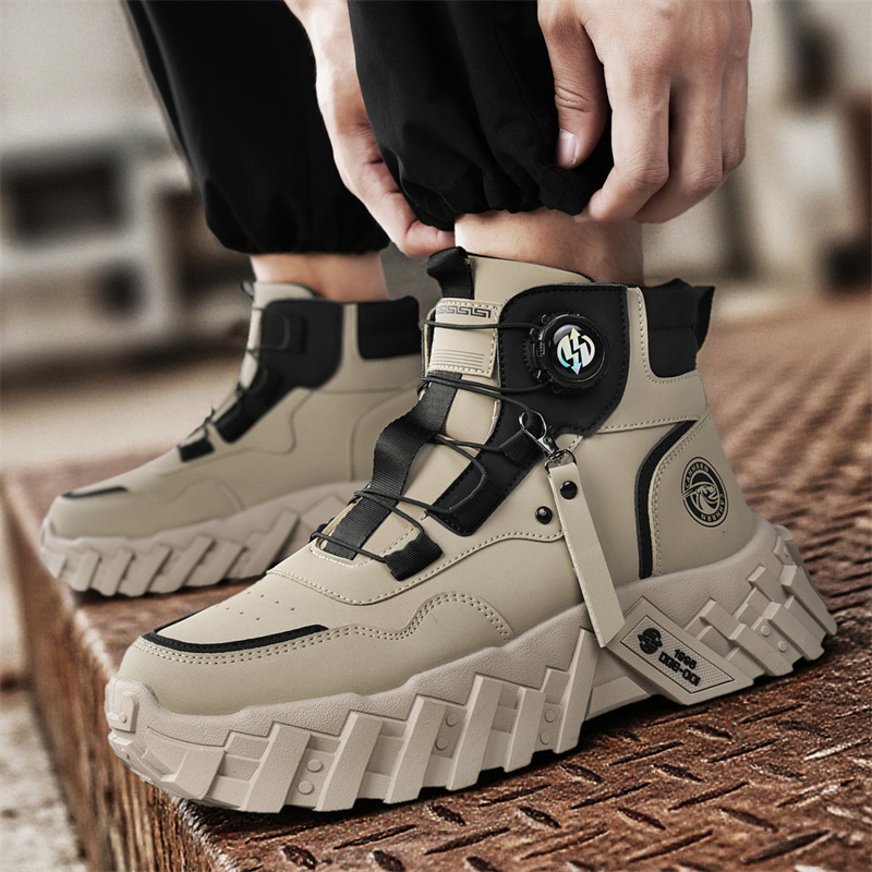 男性用アウトドアハイキングシューズ、戦闘用タクティカルブーツ - Crossfit Outdoor のレビューと価格